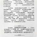Kandidatės I. Andrukaitienės reklaminis lapelis, antroji pusė.