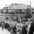 A. Vienuolio laidotuvės 1957 m. rugpjūčio 20 d. Izidoriaus Girčio nuotrauka.