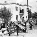 A. Vienuolio laidotuvės 1957 m. rugpjūčio 20 d. Izidoriaus Girčio nuotrauka.