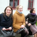 Mano mieliausios bičiulis iš Suvalkijos (iš kairės): Jolita Kubilienė iš prezidento Kazimiero Griniaus muziejaus Marijampolėje bei Jolanta Knizikevičienė ir Rūta Vasiliauskienė iš Jono Basanavičiaus gimtinės muziejaus Vilkaviškio savivaldybėje. Mano nuotrauka.