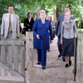 Prezidentės D. Grybauskaitės viešnagės Jono Biliūno sodyboje-muziejuje akimirkos. T. Kontrimavičiaus nuotrauka.