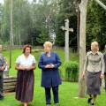 Prezidentės D. Grybauskaitės viešnagės Jono Biliūno sodyboje-muziejuje akimirkos. T. Kontrimavičiaus nuotrauka.