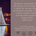 Anykščių rajono savivaldybės administracijos Kultūros, turizmo ir komunikacijos skyriaus sveikinimas.
