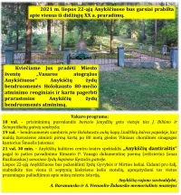 Kviečiame pagerbti žuvusius Anykščių žydus.