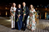 Vakaro koncerto atlikėjai.