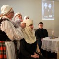 Anykštėnų parengta A. Baranausko atminimo programa Maironio lietuvių literatūros muziejuje Kaune (Vytauto Kirkos nuotrauka).