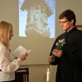 Anykštėnų parengta A. Baranausko atminimo programa Maironio lietuvių literatūros muziejuje Kaune (Vytauto Kirkos nuotrauka).