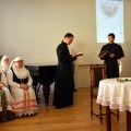 Anykštėnų parengta A. Baranausko atminimo programa Maironio lietuvių literatūros muziejuje Kaune (Vytauto Kirkos nuotrauka).