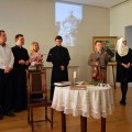 Anykštėnų parengta A. Baranausko atminimo programa Maironio lietuvių literatūros muziejuje Kaune (Vytauto Kirkos nuotrauka).