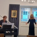 Dainuoja Greta Keraitė, akompanuoja prof. Nijolė Ralytė.