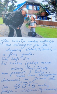 Muziejaus bičiulio žurnalisto Leono Stepanausko sveikinimas iš Berlyno.