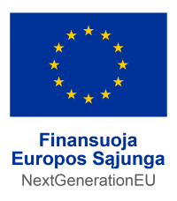 Projektą finansuoja ES.