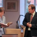 Klubo prezidentė dr. Inga Liepaitė ir Antanas Verbickas.