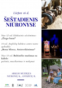 Šeštadienio renginiai Niūronyse.