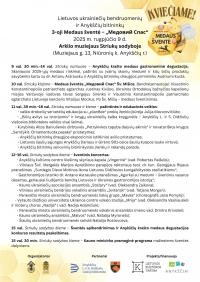 Medaus šventės afiša.