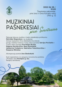 Renginio plakatas.