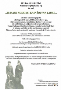 Renginio plakatas.