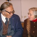 Kolegos Antanas Puodžiukas ir Janina Prževodskytė 2006 m.