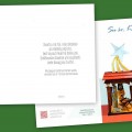 Panevėžio kraštotyros muziejaus kalėdinis atvirukas.
