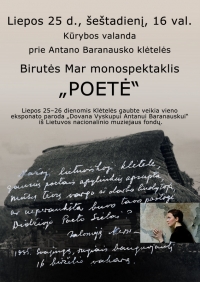Kūrybos valandos plakatas.