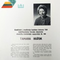Oficialusis kandidatės T. Božok plakatas.