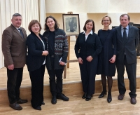 Konkurso nugalėtojas ir organizatoriai.