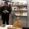 Muziejaus stendas Vilniaus knygų mugėje.