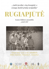 Renginio afiša.