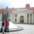 Vilnius, Karalius Mindaugas ir Ukrainos vaikų literatūros kūrėjos.