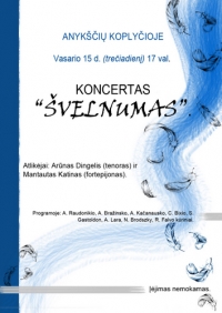 Koncerto plakatas