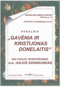 Popietės afiša.