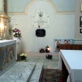 Vyskupo A. Baranausko kapas Seinų katedros koplyčioje.