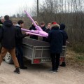 Antroji rodyklė atvežta prie Gečionių.