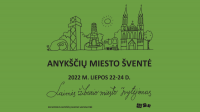Miesto šventės afiša.
