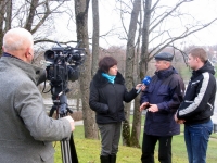 Tiesioginiame LTV televizijos eteryje – laida iš A. Vienuolio sodybos.