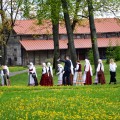 Taujėnų dvaro parke.