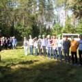 Po 150 metų Teresboro stovyklavietė vėl sulaukė kariškos rikiuotės.