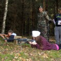Šaulių organizuotos šaudymo varžybos.