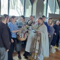 Ukrainiečių Šv. Velykos Muziejaus salėje.