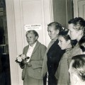 B. Buivydaitė A. Vienuolio memorialiniame muziejuje 1959 m.