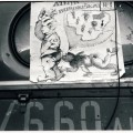 Plakatai ir karikatūros Vilniaus gatvėse 1991-ųjų sausį. Nuotrauka iš VŽM fondų.