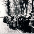 1991 m. sausio 16-oji. Žuvusių laisvės gynėjų laidotuvės Vilniuje. Nuotrauka iš VŽM fondų.