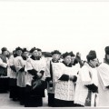 1991 m. sausio 16-oji. Žuvusių laisvės gynėjų laidotuvės Vilniuje. Nuotrauka iš VŽM fondų.