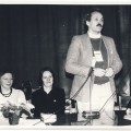 Kandidatės T. Božok ir I. Andrukaitienė su Kanados parlamentaru R. Džonsonu.