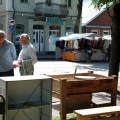 Muziejaus edukaciniame kiemelyje.