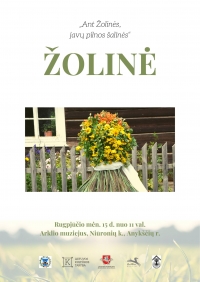 Renginio afišą.