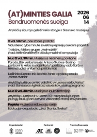 Renginio afiša.