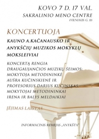 Koncerto afiša.