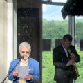 Duetas prie Klėtelės: skaito V. Braziūnas, groja P. Vyšniauskas.