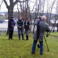 LTV televizijos laidos fonu tapo Anykščių miesto panorama.